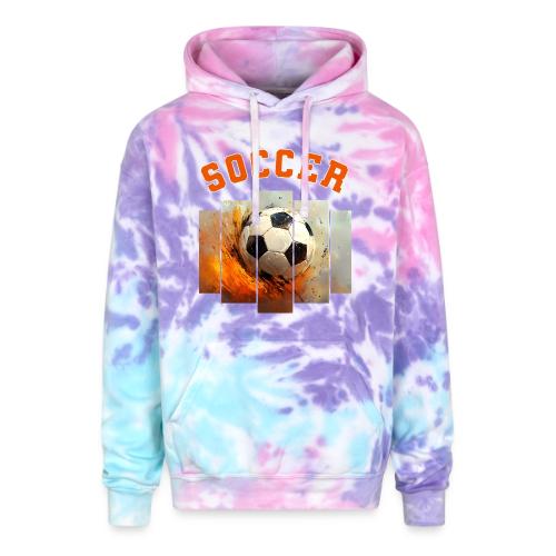 Soccer Iconic Touch - Adult Tie Dye Hoodie