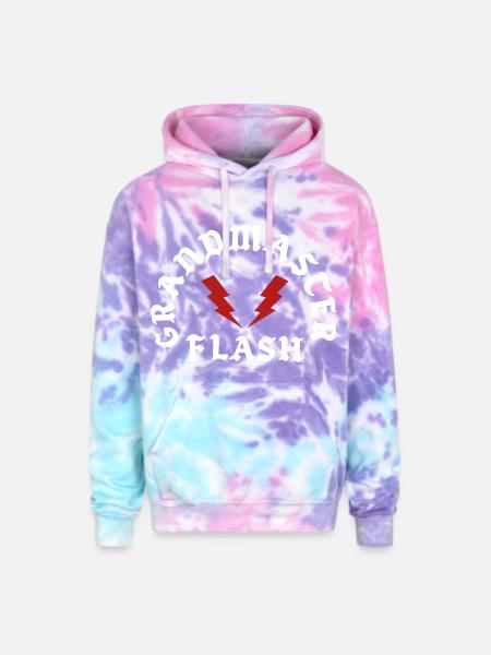 Grandmaster Flash - Adult Tie Dye Hoodie - cotton candy
