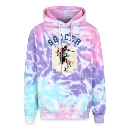 Soccer Vibes - Adult Tie Dye Hoodie
