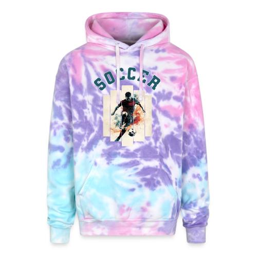 Soccer Mode On - Adult Tie Dye Hoodie