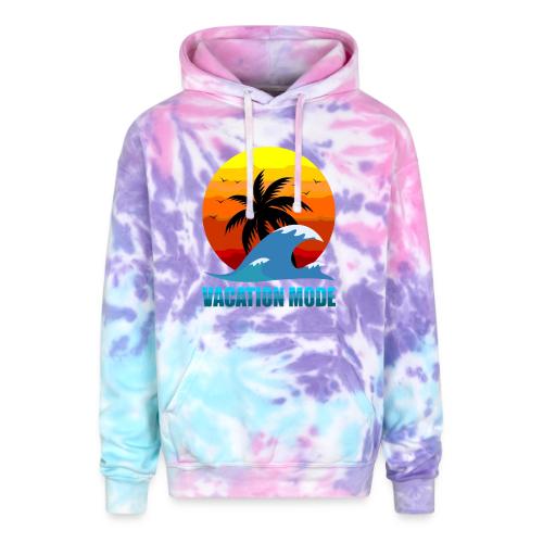 Vacation mode: Sunset Escape - Adult Tie Dye Hoodie