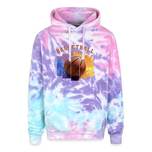 Basketball Pulse - Adult Tie Dye Hoodie