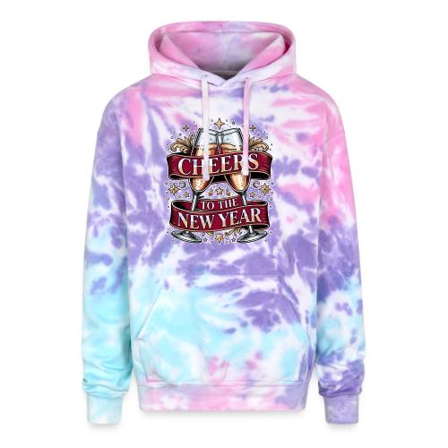 New Year's Champagne T-Shirt - Adult Tie Dye Hoodie
