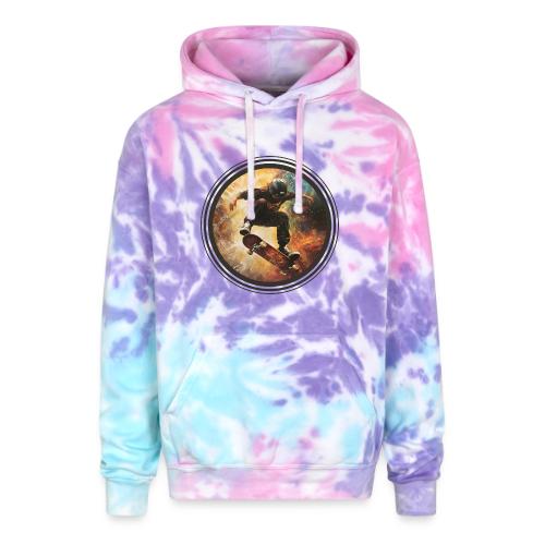 Skateboarding Flow - Adult Tie Dye Hoodie