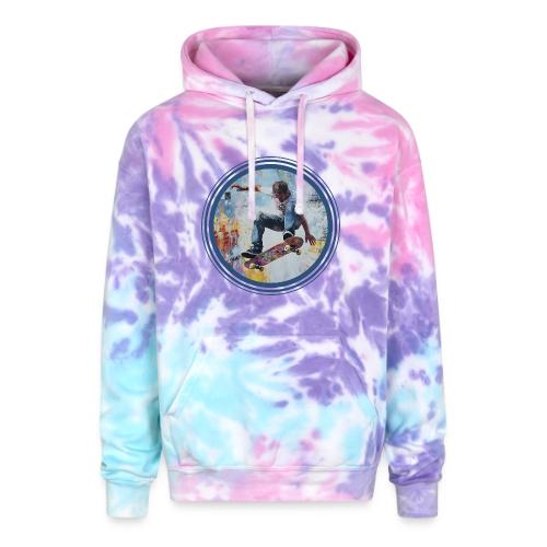 Skateboarding Universe - Adult Tie Dye Hoodie