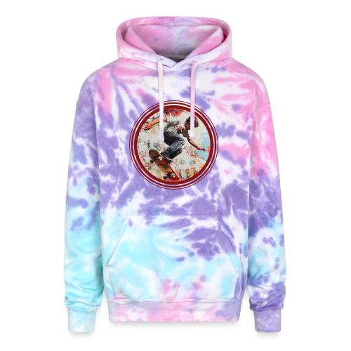 Skateboarding is Life - Adult Tie Dye Hoodie