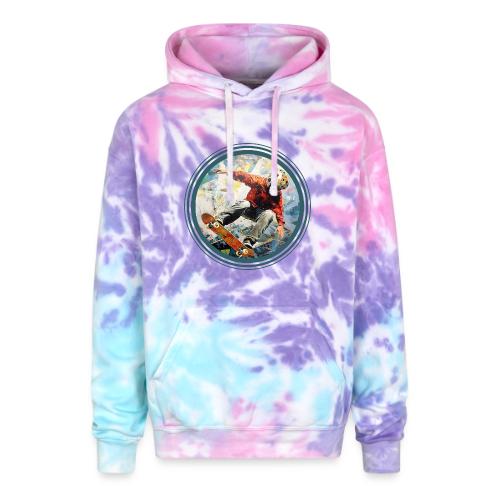 Skateboarding Fuel - Adult Tie Dye Hoodie