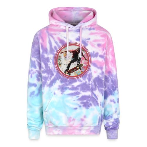 Skateboarding Soul - Adult Tie Dye Hoodie
