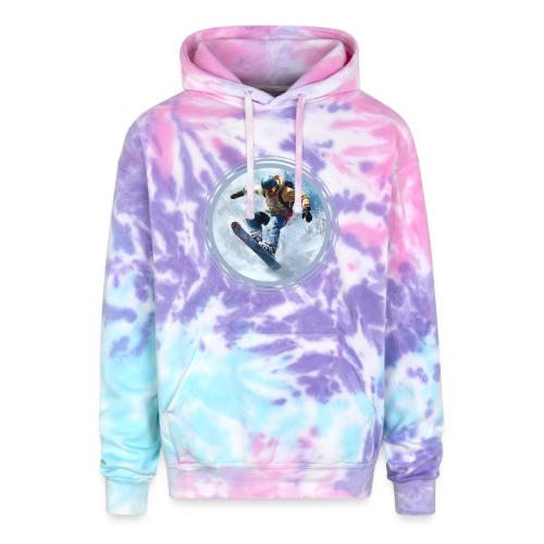 Snowboarding Life - Adult Tie Dye Hoodie