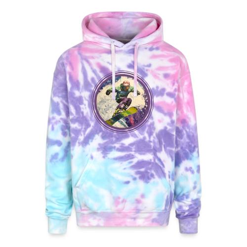 Snowboarding Soul - Adult Tie Dye Hoodie