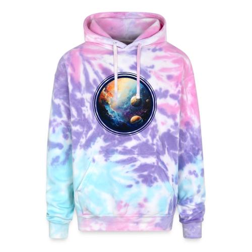 Nebula of Planets - Adult Tie Dye Hoodie