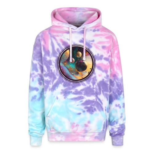 Planets in the Abstract - Adult Tie Dye Hoodie