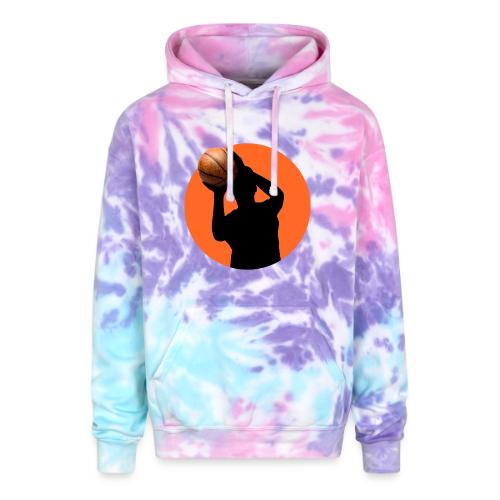 Basketball: Focused Precision - Adult Tie Dye Hoodie
