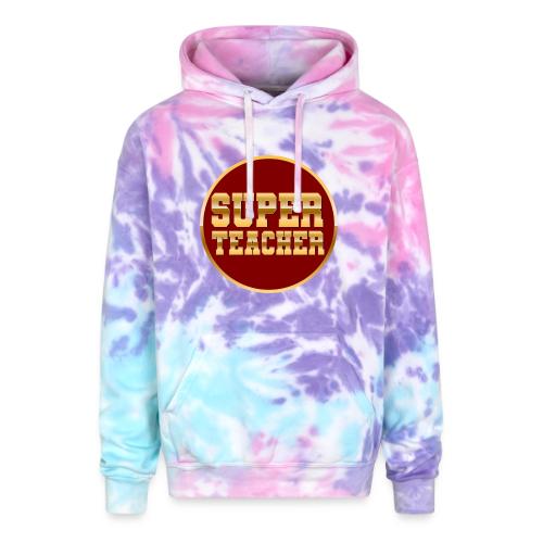 Super Teacher - Adult Tie Dye Hoodie