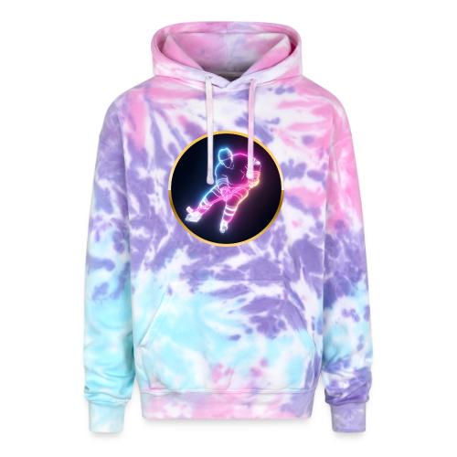Hockey: Neon Ice Striker - Adult Tie Dye Hoodie