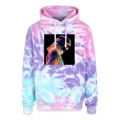 Snowboarding: Neon Gravity Ride - Adult Tie Dye Hoodie