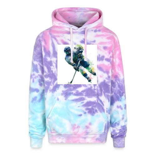 Hockey: Frozen Motion - Adult Tie Dye Hoodie