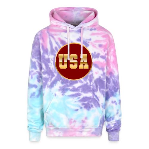 Golden USA Seal - Adult Tie Dye Hoodie