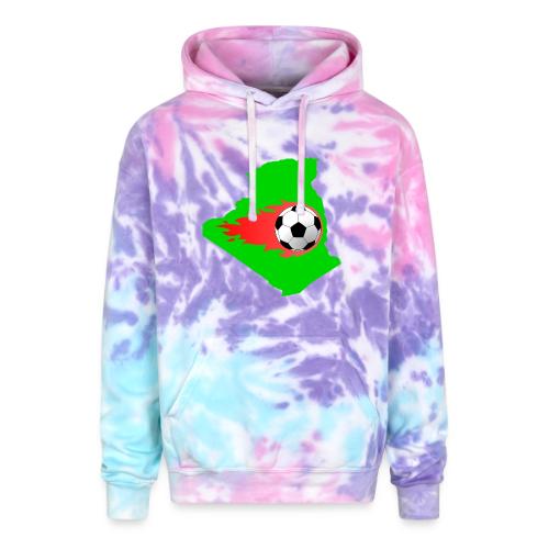Algerian Football Fire - Adult Tie Dye Hoodie
