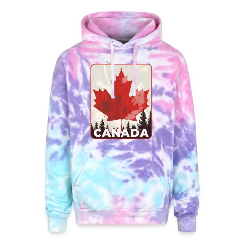 Echoes of Canada - Adult Tie Dye Hoodie