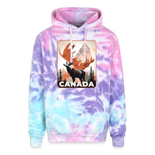 Canada Wild Spirit - Adult Tie Dye Hoodie