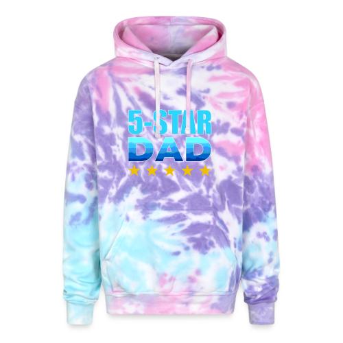 Five Stars Dad - Adult Tie Dye Hoodie
