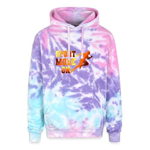 Sport Mode On - Adult Tie Dye Hoodie