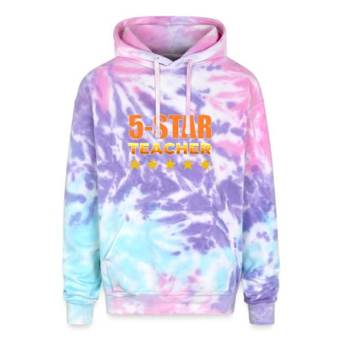 Five-Star Teacher - Adult Tie Dye Hoodie