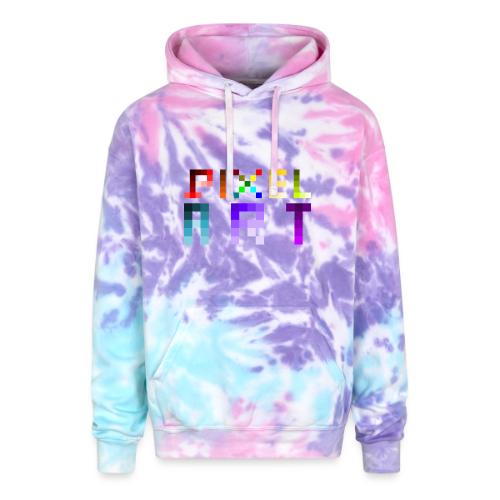Pixel Art Spectrum - Adult Tie Dye Hoodie