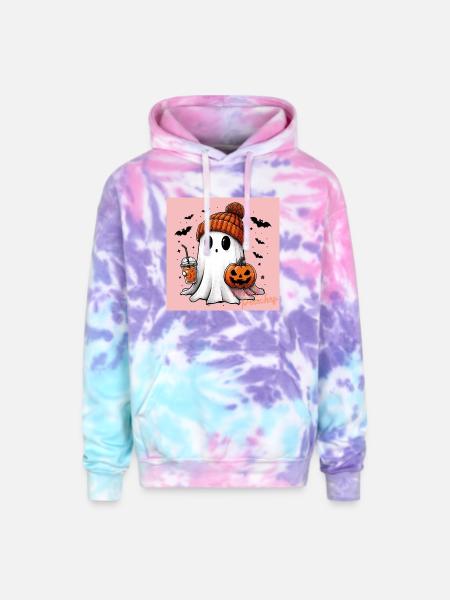 Stealth Star - Adult Tie Dye Hoodie - cotton candy