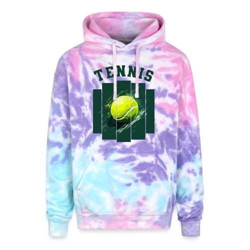 Tennis Motion - Adult Tie Dye Hoodie