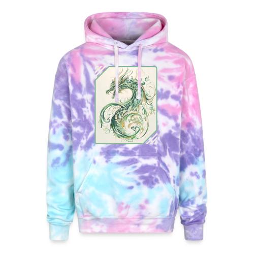 Brush of the Dragon - Adult Tie Dye Hoodie