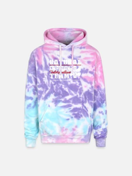 Paramedic Tshirt - Adult Tie Dye Hoodie - cotton candy