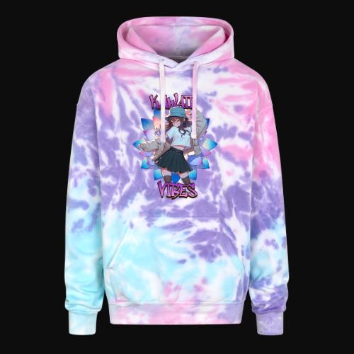 Kawaii Vibes - Adult Tie Dye Hoodie