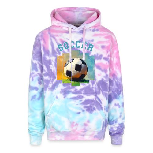 Soccer Ball Vibes - Adult Tie Dye Hoodie