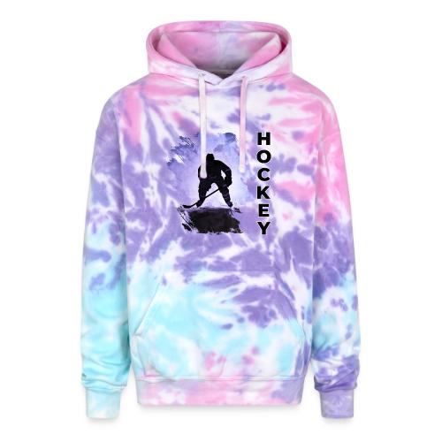 Hockey Charge - Adult Tie Dye Hoodie