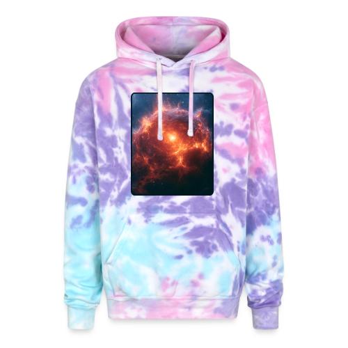 Exploding Supernova Space Art - Adult Tie Dye Hoodie