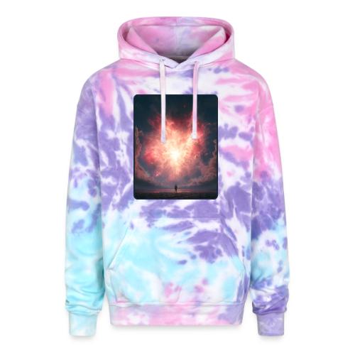 Supernova Sky Sci-Fi Artwork - Adult Tie Dye Hoodie