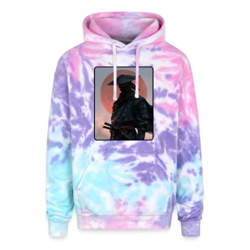 Ninja Warrior Under the Red Sun - Adult Tie Dye Hoodie