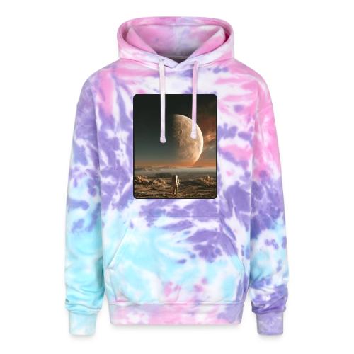 Astronaut on an Alien Moon - Adult Tie Dye Hoodie