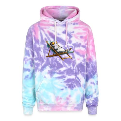 Sunshine Cat Mode - Adult Tie Dye Hoodie