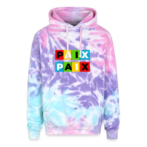 Peace in Colour - Adult Tie Dye Hoodie