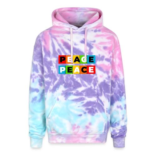 Colorful Peace - Adult Tie Dye Hoodie