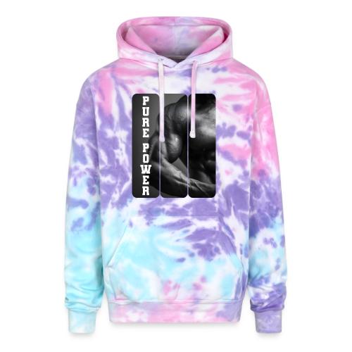 Bodybuilding: Pure Power - Adult Tie Dye Hoodie