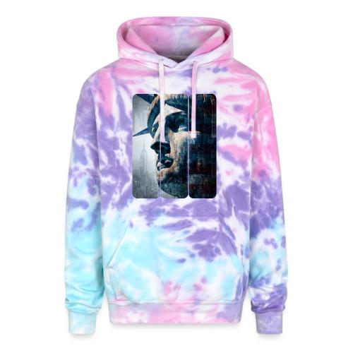 USA: Urban Liberty Triptych - Adult Tie Dye Hoodie