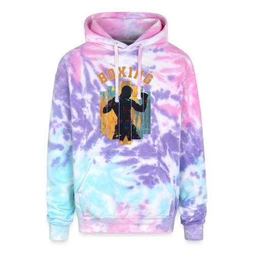 Boxing Is Life - Adult Tie Dye Hoodie