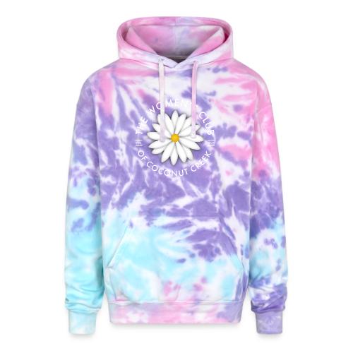 WCLogo Circle RGB White 4000 - Adult Tie Dye Hoodie