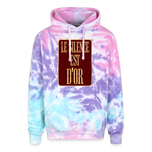 Silence is golden - Adult Tie Dye Hoodie