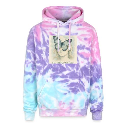 Butterfly kisses Hue - Adult Tie Dye Hoodie