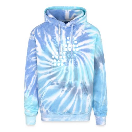 Quit upside white - Adult Tie Dye Hoodie